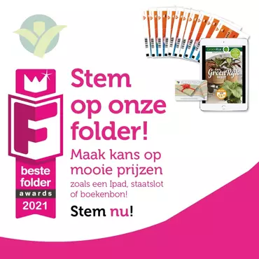 Stem op onze folder (en maak kans)