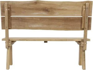 Bank Teak Boomstam l130cm - afbeelding 6