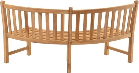 Bank Teak rond l200cm - afbeelding 2