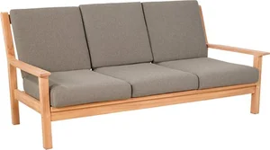 Loungebank teak l180 incl. kussen - afbeelding 1