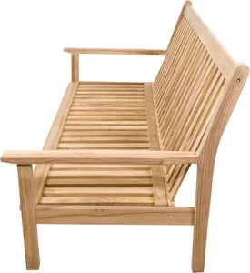 Loungebank teak l180 incl. kussen - afbeelding 3